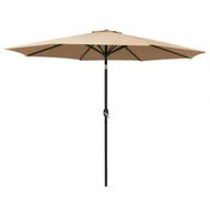 Detailed information about the product Instahut 3m Outdoor Umbrella Beach Pole Garden Patio Tilt Beige