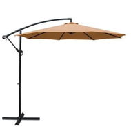 Detailed information about the product Instahut 3m Outdoor Umbrella Cantilever Beach Garden Patio Beige