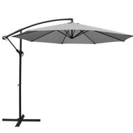 Detailed information about the product Instahut 3m Outdoor Umbrella Cantilever Beach Garden Patio Grey