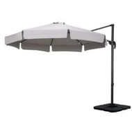 Detailed information about the product Instahut 3m Outdoor Umbrella w/Base Cantilever Beach Roma 360 Degree Tilt Grey