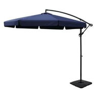 Detailed information about the product Instahut 3m Outdoor Umbrella w/Base Cantilever Garden Beach Patio Navy