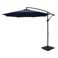 Detailed information about the product Instahut 3m Umbrella w/Base Outdoor Cantilever Beach Garden Patio Parasol Navy