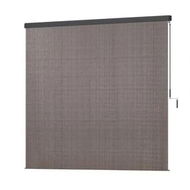Detailed information about the product Instahut 3X2.5M Outdoor Blinds Awning Roll Down Retractable Knit Fabric Outdoor Blinds Window Shade Brown