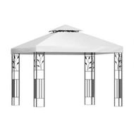 Detailed information about the product Instahut Gazebo 3x3m Marquee Outdoor Wedding Party Event Tent Home Iron Art Shade White