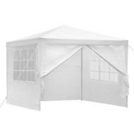 Detailed information about the product Instahut Gazebo 3x3m Marquee Wedding Party Tent Outdoor Camping Side Wall Canopy Window Panel White