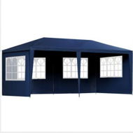 Detailed information about the product Instahut Gazebo 3x6m Marquee Wedding Party Tent Outdoor Camping Side Wall Canopy 6 Panel Blue