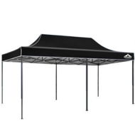 Detailed information about the product Instahut Gazebo Pop Up 3x6m w/Base Podx4 Marquee Folding Outdoor Wedding Camping Tent Shade Canopy Black