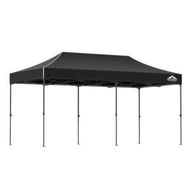 Detailed information about the product Instahut Gazebo Pop Up Marquee 3x6m Folding Tent Wedding Outdoor Camping Canopy Gazebos Shade Black