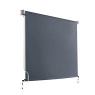 Detailed information about the product Instahut Outdoor Blinds Blackout Roll Down Awning Window Shade 1.5X2.5M Grey