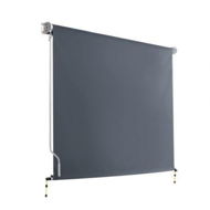 Detailed information about the product Instahut Outdoor Blinds Blackout Roll Down Awning Window Shade 2.1X2.5M Grey