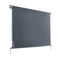 Detailed information about the product Instahut Outdoor Blinds Blackout Roll Down Awning Window Shade 2.7X2.5M Grey