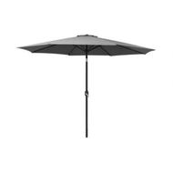 Detailed information about the product Instahut Outdoor Umbrella 2.7m Beach Pole Garden Tilt Sun Patio UV Charcoal