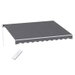 Instahut Retractable Folding Arm Awning Motorised Sunshade 3.5M X 3M Grey. Available at Crazy Sales for $349.95