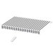 Instahut Retractable Folding Arm Awning Motorised Sunshade 4.5Mx3M Grey White. Available at Crazy Sales for $379.95
