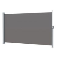 Detailed information about the product Instahut Side Awning Sun Shade Outdoor Blinds Retractable Screen 2X3M Grey