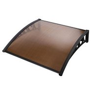 Detailed information about the product Instahut Window Door Awning 1mx1.2m Brown Hollow Sheet Plastic Frame