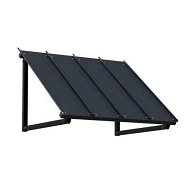 Detailed information about the product Instahut Window Door Awning Canopy 1mx1.2m Black Metal Frame
