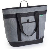 Detailed information about the product Insulated Cooler Bag (Gray) with HD Thermal Insulation - Premium, Collapsible Soft Cooler Foldable Food Delivery Bag, Travel Beach Cooler Bags