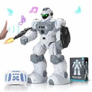 Detailed information about the product Intelligent Programmable Robot Dancing,Singing Blue Eyes Gesture Sensing Remote Control Robot Kit,Present for 3 -12 Years Old Boys Girls