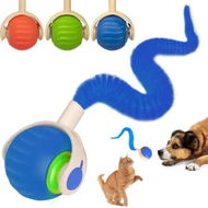 Detailed information about the product Interactive Cat Dog Toy Ball,Automatic Moving Smart Pet Chase Ball with Feather Tail,Electric Rechargeable Enrichment Toys (Blue)