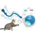 Interactive Cat Toys Ball for Indoor Cats Fast Rolling on Carpet, Chirping & Motion Activate Cat Toys (Blue). Available at Crazy Sales for $9.95