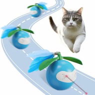 Detailed information about the product Interactive Cat Toys for Indoor Cats, Automatic Motion Activated Kitten Ball Toy, Moving Stimulation Cat Toys Fast Rolling Moving Ball (Blue)