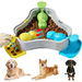 Interactive Dog Puzzle Toys, 3 Dogs Used Slow Feeder Puzzle for Small Medium Dog & Cat Treat Dispenser for IQ Training and Entertainment. Available at Crazy Sales for $24.95