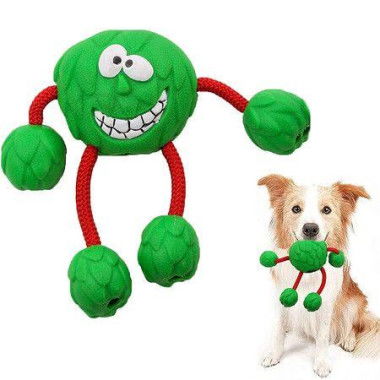 Interactive Dog Toys - Treat Dispensing Dog Toys Dog Chew Toy For Aggressive Chewers Small To Medium Breeds (green).