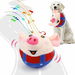 Interactive Dog Toys Pig, Jumping Squeaky Dog Toys with Music, Rechargeable Moving Dog Chew Toys for Cats Dogs,Red. Available at Crazy Sales for $14.95
