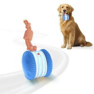 Detailed information about the product Interactive Dog Toys, Random Path Electric Automatic Moving and Rolling Dogs Toy with Rope for Dogs, Motion-Activated Dog Stimulation Toy (Blue)