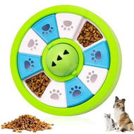 Detailed information about the product Interactive Dogs Toys for Slow Feeder, Pets Puzzle Feeders for Food Dispenser, Puzzle Feeder for Medium Small Dogs Cats IQ Training (Green)
