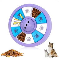 Detailed information about the product Interactive Dogs Toys for Slow Feeder, Pets Puzzle Feeders for Food Dispenser, Puzzle Feeder for Medium Small Dogs Cats IQ Training (Purple)
