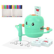 Detailed information about the product Interactive Drawing Robot for Children Boys Girls,Voice Interactive Educational Painting Toy with 100 Cards for 4 to 12 Years Old Kids, Green