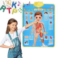 Detailed information about the product Interactive Educational Human Anatomy Talking Game Toy System To Learn Body Parts For Kids Aged 5 To 12 Years Old