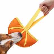 Detailed information about the product Interactive Snaffle Toy Dog Interactive Soft Sniffing Hole Digger Toys Reusable Chew Toys for Small,Medium,Large Dogs(Orange)