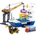 Interactive Toy Boat with Lights Sounds 2-in-1 Push-Go Cargo Ship and Tower Crane,Construction Playset for Kids, Boys and Girls. Available at Crazy Sales for $39.99
