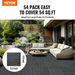 Interlocking Deck Tiles 54 Pack 12x12 Plastic for Porch Dark Grey. Available at Crazy Sales for $549.95