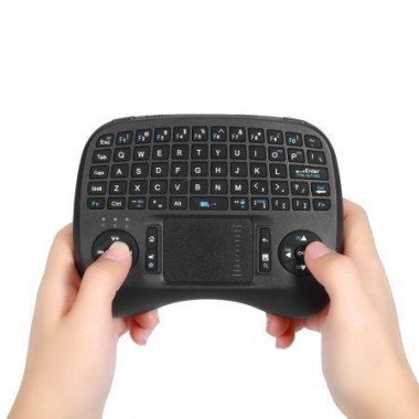 IPazzPort KP-810-21T 2.4GHz Mini Wireless QWERTY Keyboard With Backlight.