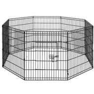 Detailed information about the product i.Pet 2x30 8 Panel Dog Playpen Pet Fence Exercise Cage Enclosure Play Pen