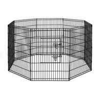Detailed information about the product i.Pet 2x36 8 Panel Dog Playpen Pet Fence Exercise Cage Enclosure Play Pen