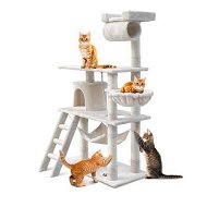 Detailed information about the product i.Pet Cat Tree 141cm Tower Scratching Post Scratcher Condo Wood House Bed Beige