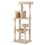 Detailed information about the product i.Pet Cat Tree 143cm Tower Scratching Post Trees Scratcher Condo House Beige