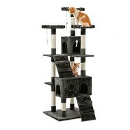 Detailed information about the product i.Pet Cat Tree 180cm Tower Scratching Post Scratcher Wood Condo House Toys Grey