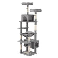 Detailed information about the product i.Pet Cat Tree 184cm Tower Scratching Post Trees Scratcher Condo House Light Grey