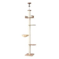 Detailed information about the product i.Pet Cat Tree Tower Floor to Ceiling Scratching Post 270cm Beige