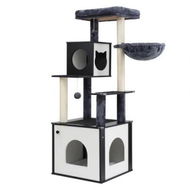 Detailed information about the product i.Pet Cat Tree Tower Scratching Post Scratcher 144cm Wood Bed Condo House Cabinet