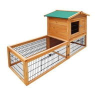 Detailed information about the product i.Pet Chicken Coop 155cm x 49cm x 90cm Rabbit Hutch Large Run Wooden Cage House Outdoor