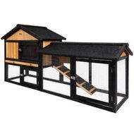 Detailed information about the product i.Pet Chicken Coop Rabbit Hutch 165cm x 43cm x 86cm Extra Large Run House Cage Wooden Outdoor