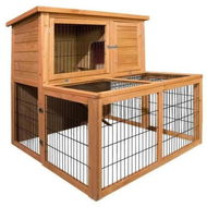 Detailed information about the product i.Pet Chicken Coop Rabbit Hutch 96cm x 96cm x 100cm Large Chicken Coop Run Wooden Cage Outdoor House