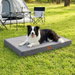 i.Pet Dog Bed Large Water-resistant Egg Crate Foam Orthopedic Pet Mat Grey. Available at Crazy Sales for $74.95